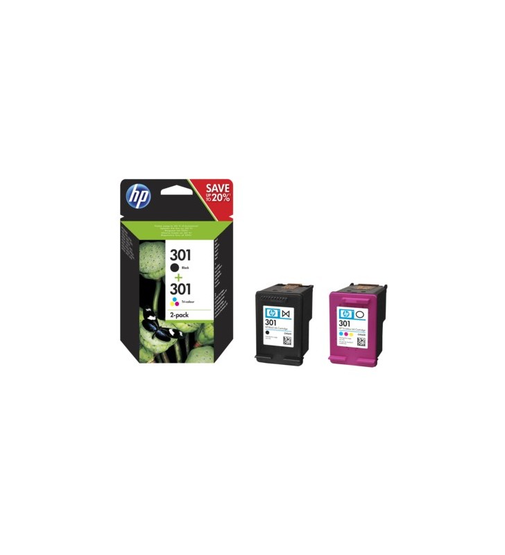INK CARTRIDGE NO 301 B/C/M/Y/COMBO 2-PACK BLISTER .