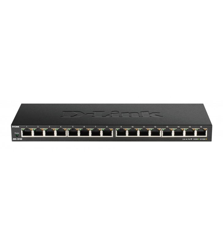 16-PORT 10/100/1000MBPS UNMGD./GB ETHERNET SWITCH IN