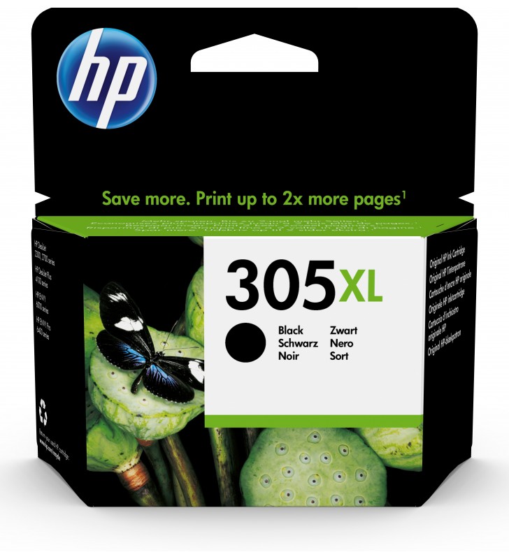 HP 305XL HIGH YIELD BLACK/BLISTER ORIGINAL INK CARTRIDGE