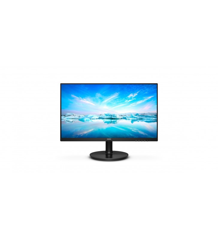 MONITOR PHILIPS  27", home or office, LCD-VA, Full HD, 1920 x 1080, 75 Hz, Wide, 250 cd/mp, 4 ms, VGA, HDMI, iesire jack "271V8L/00" (include timbru verde 3 lei)