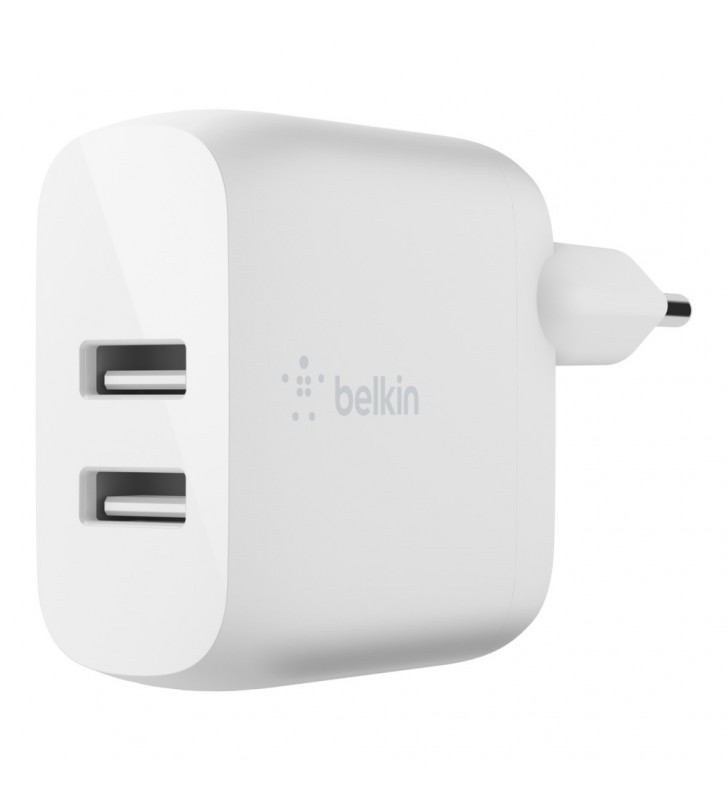 DUAL USB-A CHARGER/24W WHITE