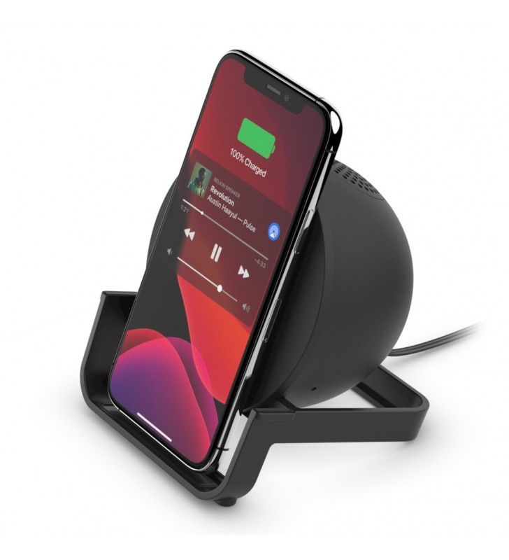 BELKIN CORPORATION Boostcharge Wireless Charger Stand+speaker
