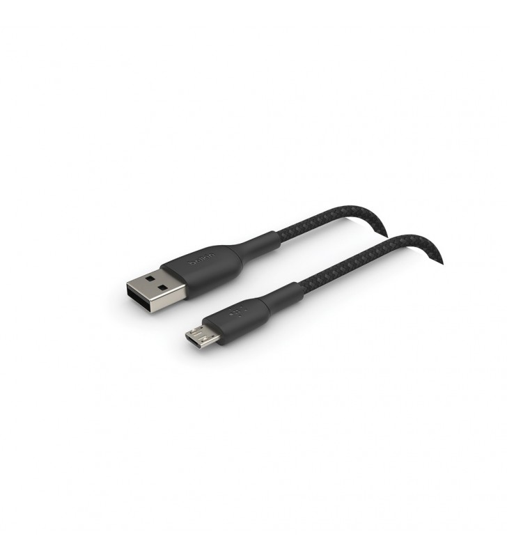 MICRO-USB-CABLE ENCASED 1M/BLACK