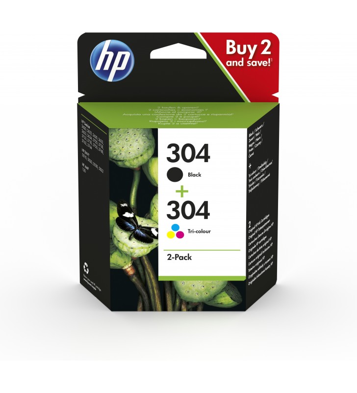 HP 3JB05AE INK 304 COMBO 2-PACK
