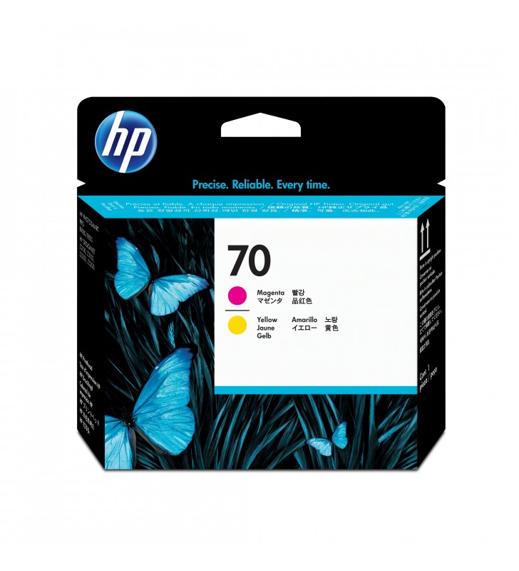 HP C9406A INK 70 PRINTHEADS MAG/YELLOW