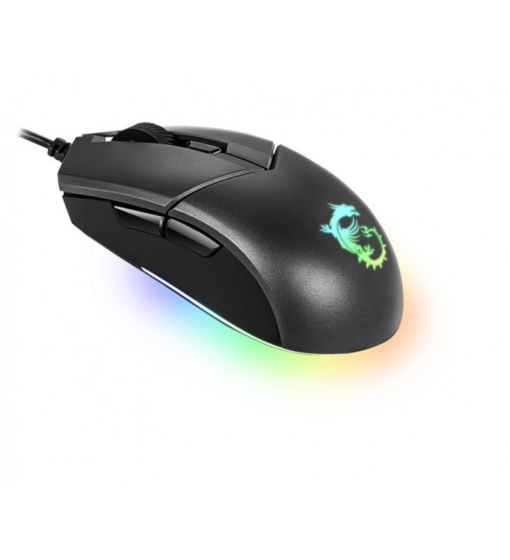 MSI Clutch GM11 wired symmetrical design Optical GAMING Mouse with RGB lighting
