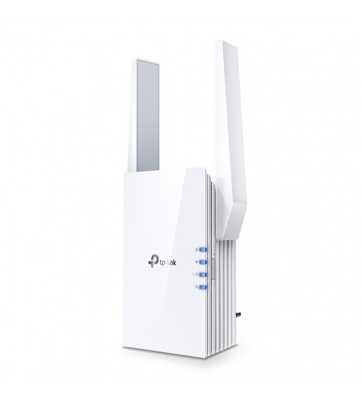 RANGE EXTENDER TP-LINK wireless  1800Mbps, 1 port Gigabit,  2 antene externe, 2.4 / 5Ghz dual band, Wi-Fi 6, "RE605X" (include timbru verde 1.5 lei)