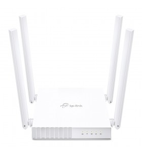 ROUTER TP-LINK wireless  750Mbps, 4 porturi 10/100Mbps, 4 antene externe, Dual Band AC750 "Archer C24" (include timbru verde 1.5 lei)