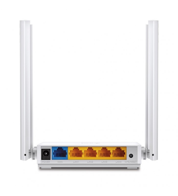 ROUTER TP-LINK wireless  750Mbps, 4 porturi 10/100Mbps, 4 antene externe, Dual Band AC750 "Archer C24" (include timbru verde 1.5 lei)