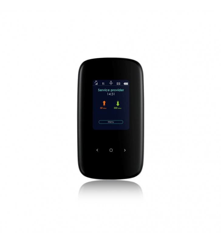 Zyxel | LTE2566-M364 4G LTE Mobile Router | 802.11 ac | AC 1200 Dual Band| Viteza transfer 300 Mbit/s | Baterie rezistenta| Display 2,4"