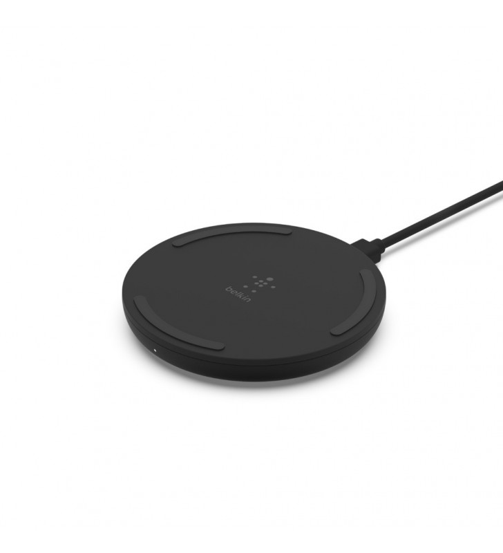 10W WIRELESS CHARGING PAD/MICRO-USB CABLE BLACK