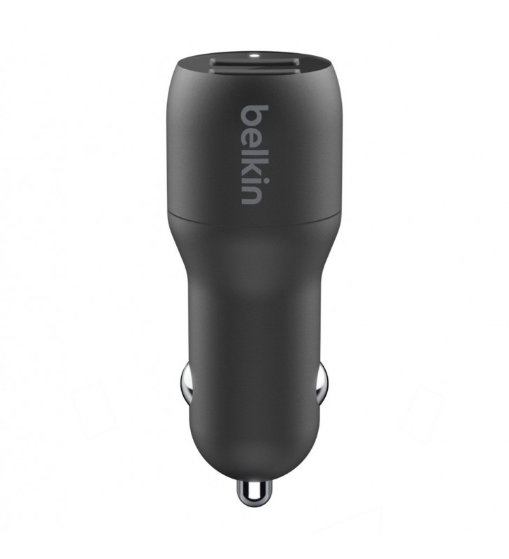 BOOST↑CHARGE™ Dual USB-A Car Charger 24W + USB-A to Micro-USB Cable