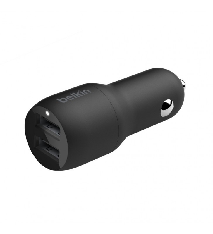 BOOST↑CHARGE™ Dual USB-A Car Charger 24W + USB-A to Micro-USB Cable