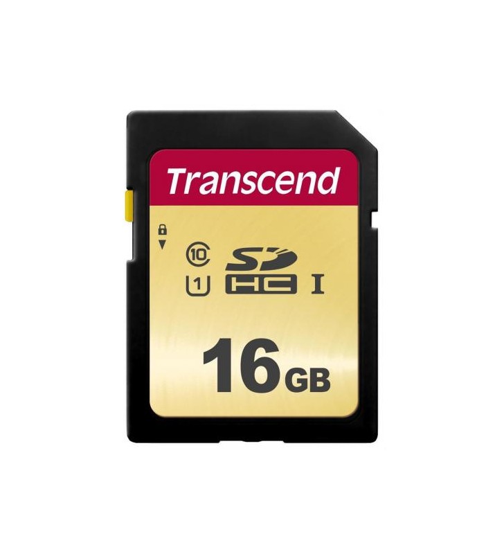TRANSCEND TS16GSDC500S Memory card Transcend SDHC SDC500S 16GB CL10 UHS-I U1 Up to 95MB/S