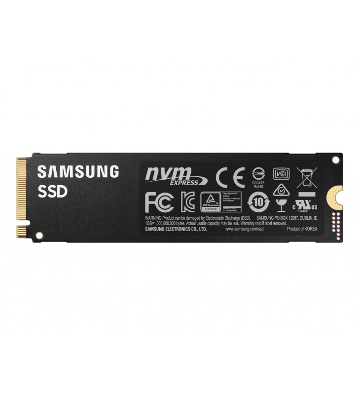 SSD SAMSUNG, Gen4 x 4, 980 PRO, 1 TB, M.2, PCIe Gen4.0 x4, V-Nand 2bit MLC, R/W: 7000/5000 MB/s, "MZ-V8P1T0BW"