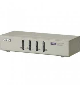 ATEN CS74U-A7 CS74U 4-Port USB KVM Switch with audio 4x Cables Set Non-powered
