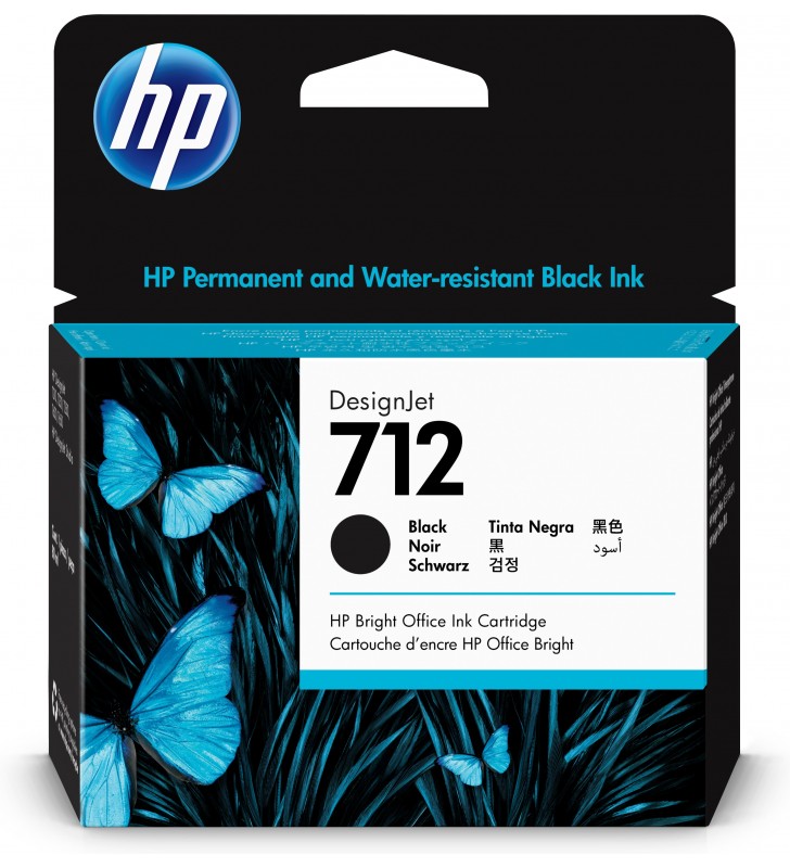 HP 3ED71A INK 712 80-ML BLACK