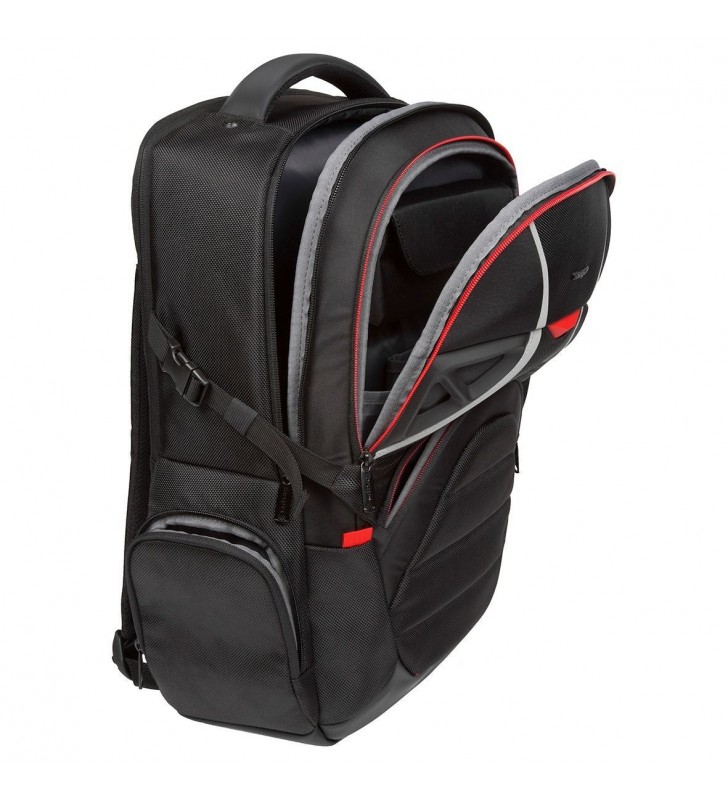 GAMING 17.3 BACKPACK BLK/RED/.