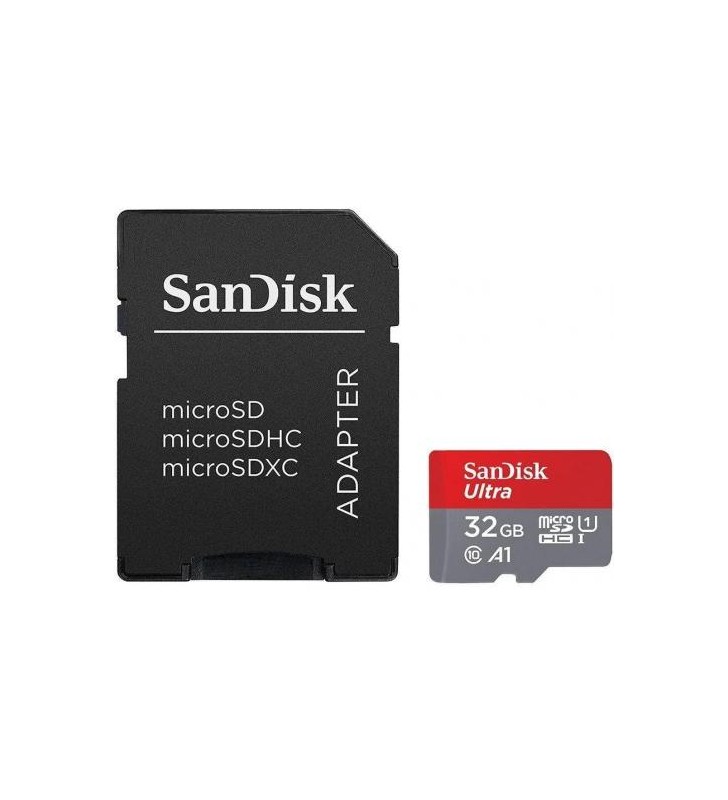 32GB SANDISK ULTRA MICROSDHC+/SD 120MB/S A1 CL 10 UHS-I TABLET