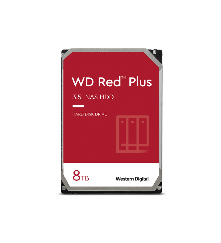 8TB RED PLUS 256MB CMR 3.5IN/SATA 6GB/S INTELLIPOWERRPM