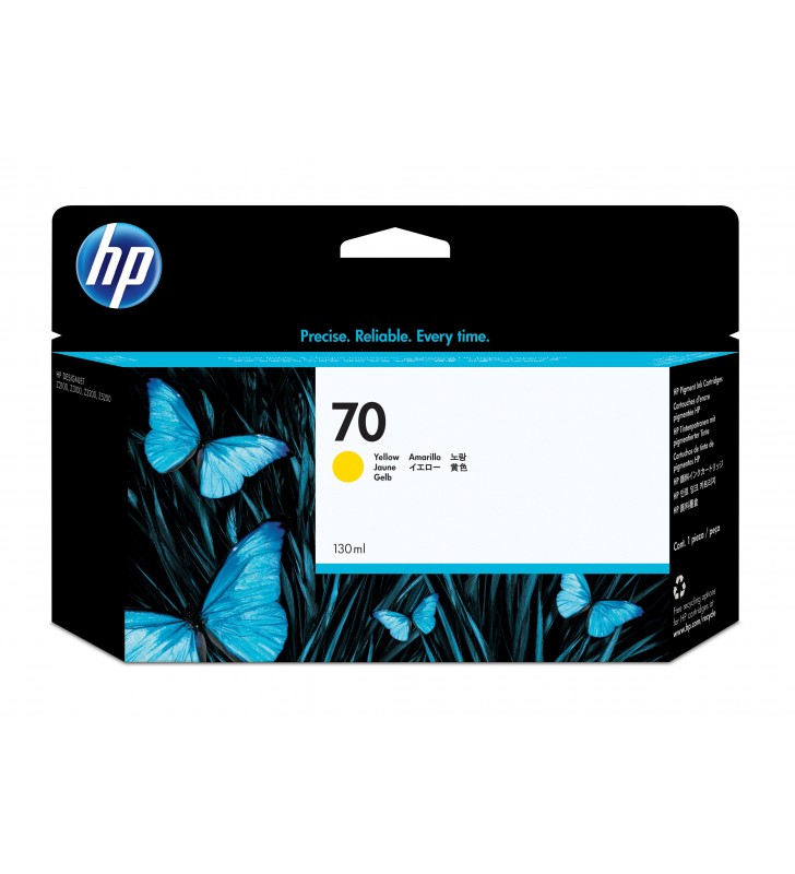HP C9454A INK 70 YELLOW 130ML
