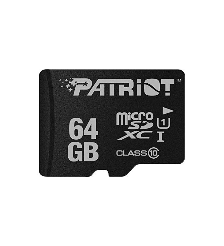 PATRIOT MicroSDHC Card LX Series 64GB UHS-I/Class 10