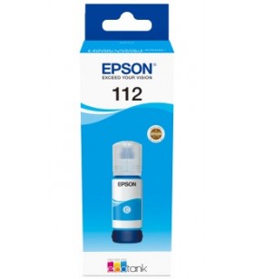 EPSON 112 EcoTank Pigment Cyan ink bottle