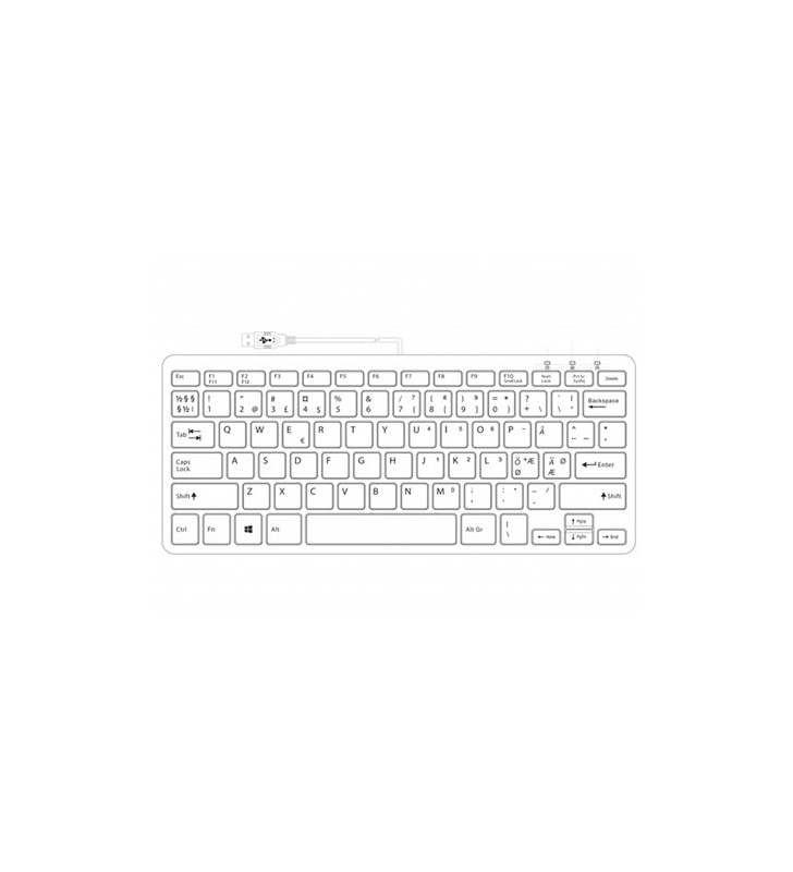 R-GO COMPACT KEYBOARD QWERTY/NORDIC BLACK WIRED EN