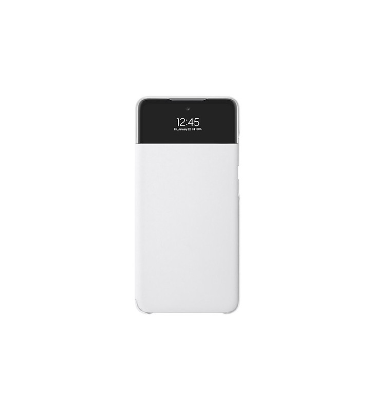 Galaxy A52 Smart S View Wallet Cover, White EF-EA525PWEGEE