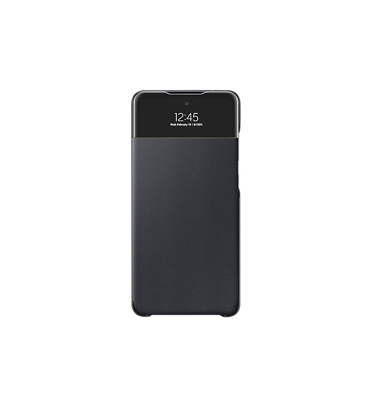 Galaxy A72 Smart S View Wallet Cover, Black EF-EA725PBEGEE