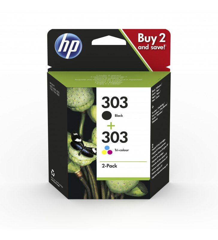HP 303 INK CARTRIDGE/COMBO 2-PACK