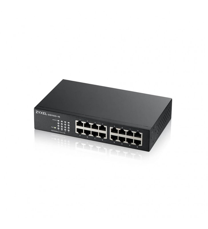  ZYXEL | GS1100-16-EU0103F | GS1100-16 v3 | Switch | Porturi 16 Gigabit