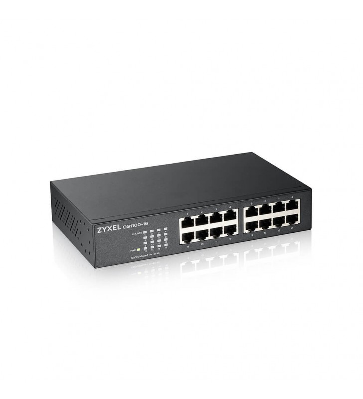  ZYXEL | GS1100-16-EU0103F | GS1100-16 v3 | Switch | Porturi 16 Gigabit