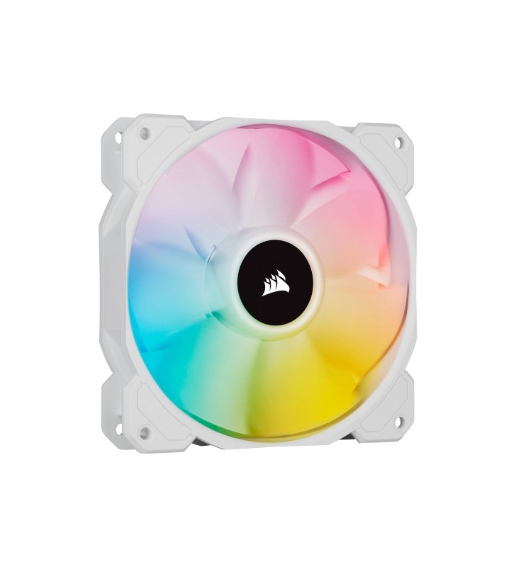 CORSAIR SP120 RGB ELITE White 120mm RGB LED Fan with AirGuide Single Pack