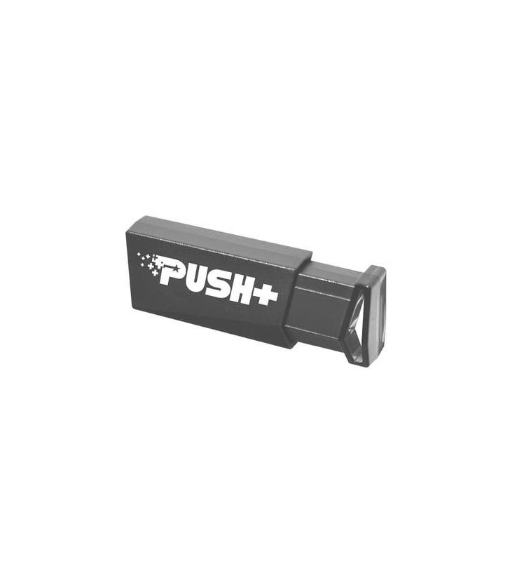 MEMORIE USB 3.2 PATRIOT PUSH+, 128 GB, profil mic, negru, "PSF128GPSHB32U" (include TV 0.02 lei)