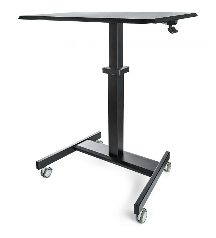 MOBILE STANDING DESK -PORTABLE/SIT STAND ERGONOMIC ROLLING CART