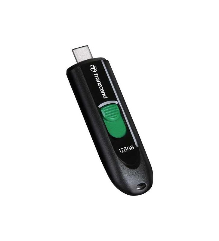 TRANSCEND 128GB USB3.2 Pen Drive Type-C Capless Black