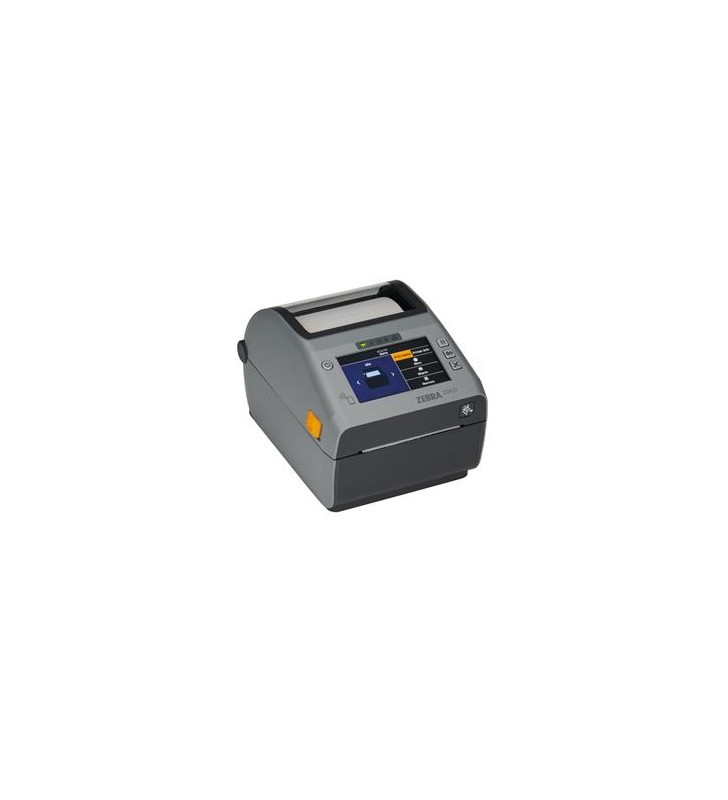 Thermal Transfer Printer (74/300M) ZD621; 203 dpi, USB, USB Host, Ethernet, Serial, BTLE5, Cutter, EU and UK Cords, Swiss Font, EZPL