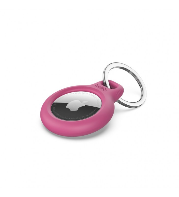 KEYRING FOR APPLE AIRTAG PINK/