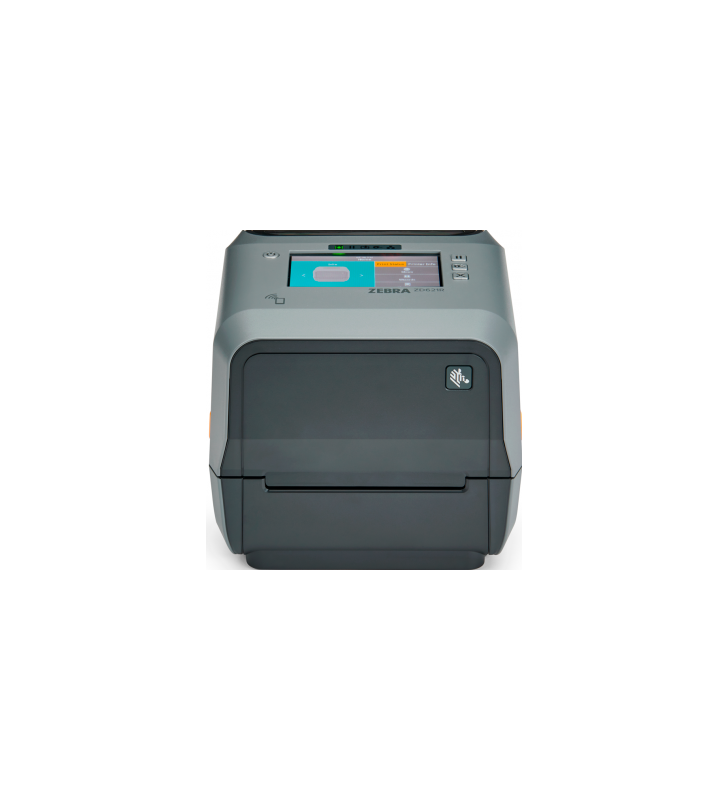 Thermal Transfer Printer (74/300M) ZD621, Color Touch LCD; 300 dpi, USB, USB Host, Ethernet, Serial, BTLE5, Cutter, EU and UK Cords,