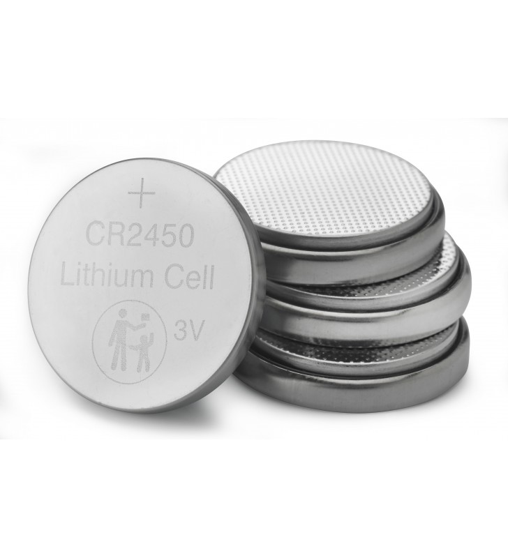 BATERIE VERBATIM, butoni (CR2450), 3V litiu, 4 buc., "49535"