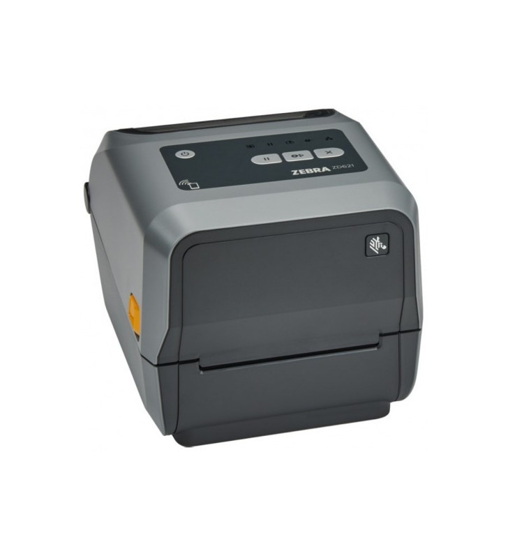 Thermal Transfer Printer (74/300M) ZD621; 203 dpi, USB, USB Host, Ethernet, Serial, BTLE5, Dispenser (Peeler), EU and UK Cords, Swis