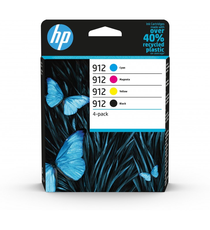 HP 912 CMYK ORIGINAL INK/CARTRIDGE 4-PACK