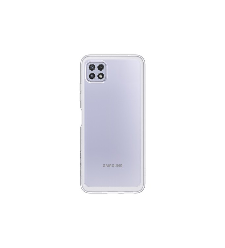 Galaxy A22 Soft Clear Cover Black EF-QA226TBEGEU