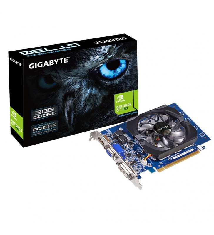 GIGABYTE GeForce GT 730 GPU 2GB DDR3 HDMI DVI D-Sub
