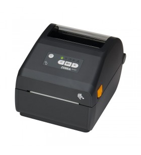 Direct Thermal Printer ZD421; 203 dpi, USB, USB Host, Ethernet, BTLE5, EU and UK Cords, Swiss Font, EZPL