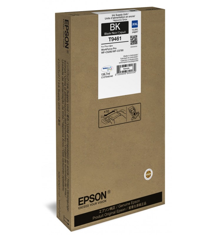 EPSON WF-C5x90 Series Ink Cartridge XXL Black 10000s Applies to only 90 end models