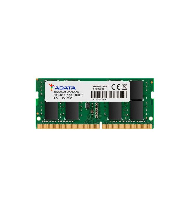 SODIMM ADATA, 8 GB DDR4, 3200 MHz, "AD4S32008G22-SGN"