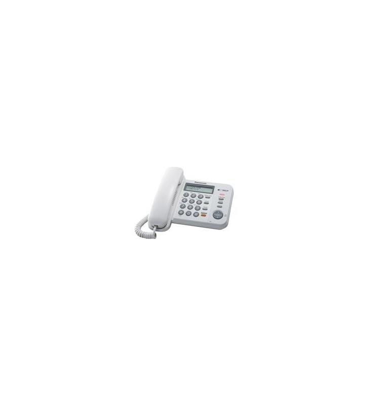 Telefon analogic Panasonic KX-TS580FXW, alb