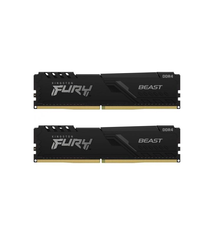 32GB DDR4-2666MHZ CL16 DIMM/(KIT OF 2) 1GX8 FURY BEAST BLACK